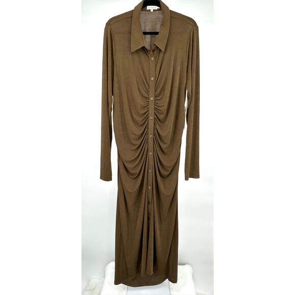 Good American Good Touch Button Front Midi 3XL - Picture 3 of 8